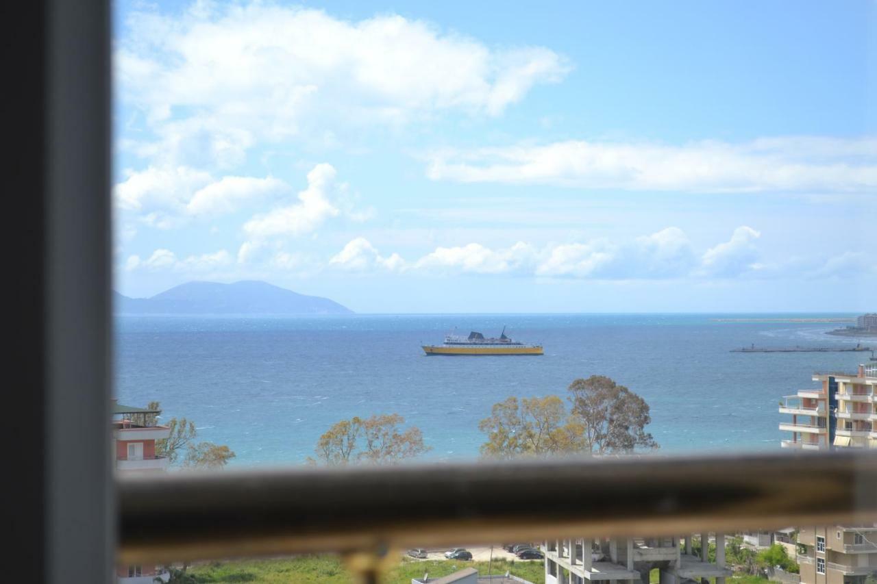 Seaview Penthouse 2 Bedrooms Apartment & Box Garage Vlorë 외부 사진